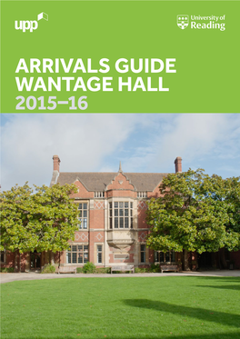 Arrivals Guide Wantage Hall 2015–16