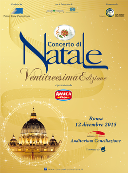 Catalog – Concerto Di Natale 2015