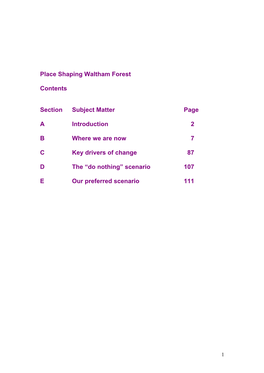 Downlad the Waltham Forest Place Shaping Study