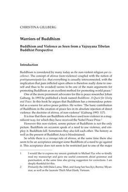 Warriors of Buddhism