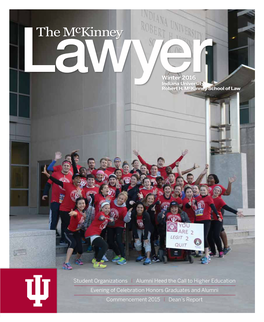 Lawyerwinter 2016 Indiana University Robert H