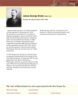 Biography James George Drake