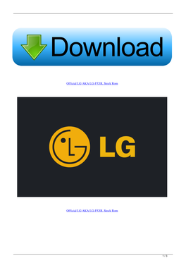 Official LG AKA LGF520L Stock Rom