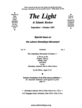 The Light & Islamic Review