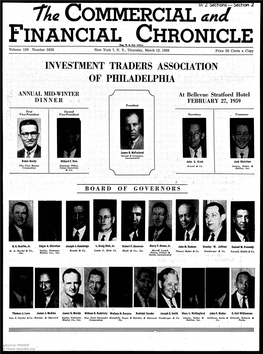 March 12, 1959: Investment Traders Association of Philadelphia Annual