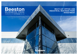 Beeston Business Park MIXED-USE INVESTMENT OPPORTUNITY