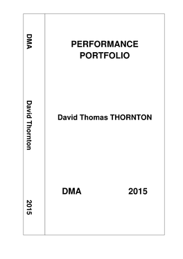 Performance Portfolio Dma 2015