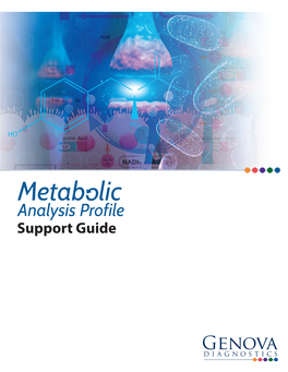 Support Guide CONTENTS Metabolic Analysis Profile