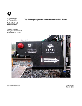 On-Line High-Speed Rail Defect Detection, Part II