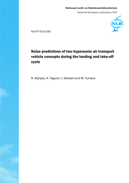 Noise Predictions of Two Hypersonic Air Transport Vehicle Concepts During the Landing and Take-Off Cycle