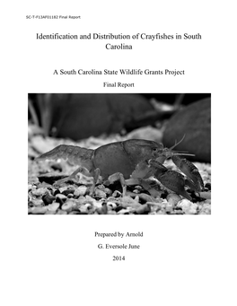 Identification of Crayfish in SC
