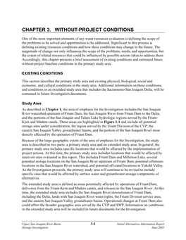 Chapter 3. Without-Project Conditions