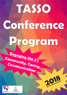 TASSO 2018 Conference Booklet