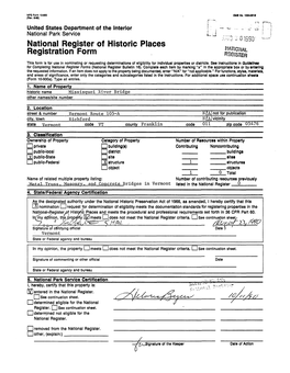 National Register of Historic Places Continuation Sheet