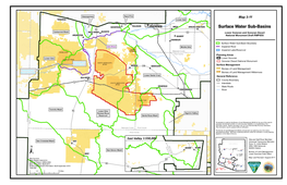 Surface Water Sub-Basins Y Er a Riv M Alt Centennial Wash BUCKEYE S P PALO VERDE Lower Sonoran and Sonoran Desert A