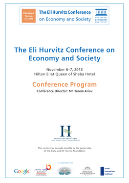 The Eli Hurvitz Conference on Economy and Society