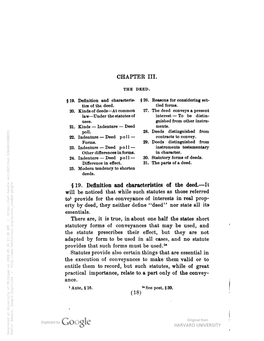 The Conveyance of Estates in Fee by Deed : Being a Statemennt of the Principles of Law Involved in the Drafting and Interpretati