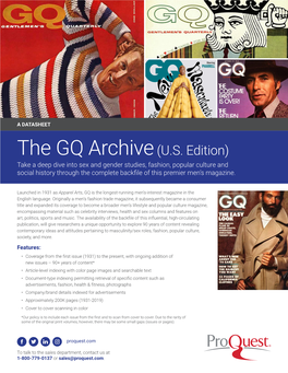 The GQ Archive(U.S. Edition)