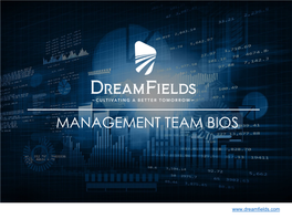 Management Team Bios