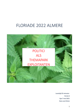 Floriade 2022 Almere