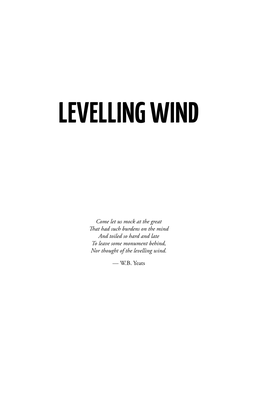 Levelling Wind: Remembering Fiji