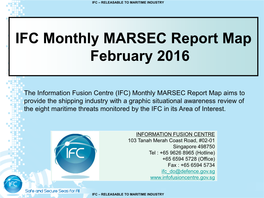 IFC Monthly MARSEC Report Map February 2016