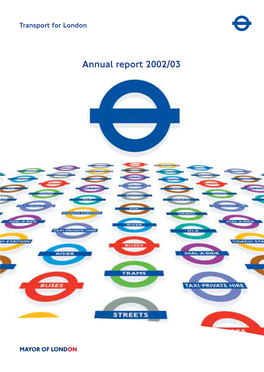 Tfl Annual Report: 2002