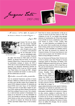 Jacques Tati 1907-1982