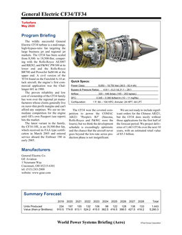 General Electric CF34/TF34