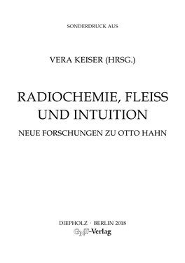 Otto Hahn, Lise Meitner Und Die Deutsche Physikalische Gesellschaft