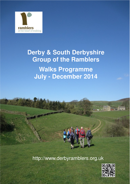 Derby & South Derbyshire Group of the Ramblers Walks Programme