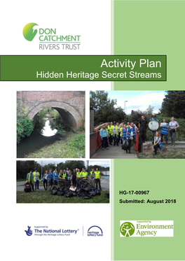 Activity Plan Hidden Heritage Secret Streams