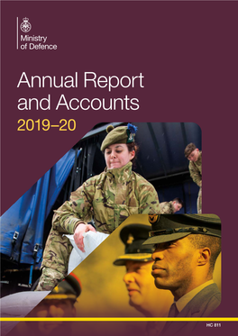 Ministry of Defence Annual Report and Accounts 2019 to 2020