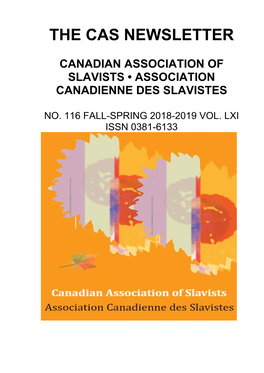 The CAS Newsletter (Fall-Spring, 2018-2019)