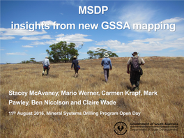 MSDP Insights from New GSSA Mapping