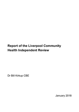 Report of the Liverpool Community Health Independent Review