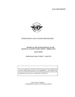 Rasg-Mid/4-Report International Civil Aviation