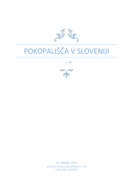 Pokopališča V Sloveniji