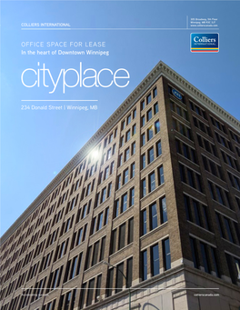 OFFICE SPACE for LEASE in the Heart of Downtown Winnipeg