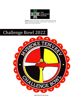 Challenge Bowl 2022