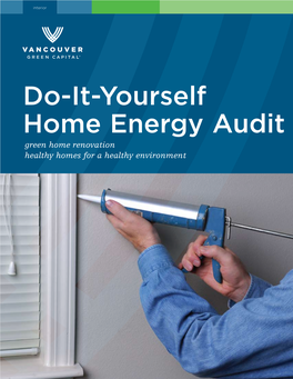Do-It-Yourself Home Energy Audit Green Home Renovation Healthy Homes for a Healthy Environment Green How Audit