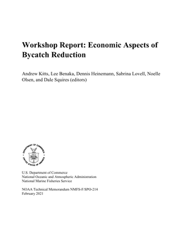 Economic Aspects of Bycatch Reduction
