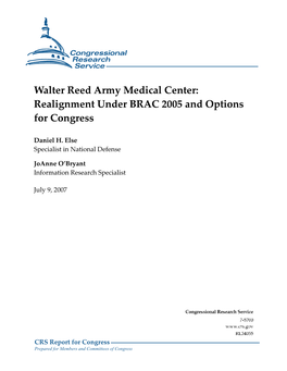 Walter Reed Army Medical Center