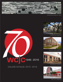 WCJC College Catalog (2015-2016)