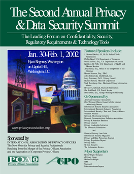 The Second Annual Privacy & Data Security Summit
