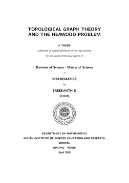 Topological Graph Theory and the Heawood Problem