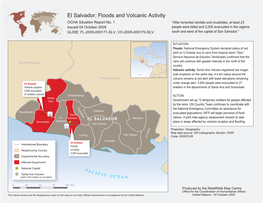 Floods and Volcanic Activity OCHA Situation Report No