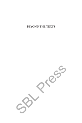 Beyond the Texts