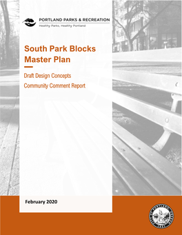 South Park Blocks Master Plan