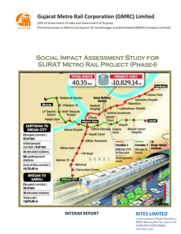 Social Impact Assessment Study for SURAT Metro Rail Project (Phase-I)